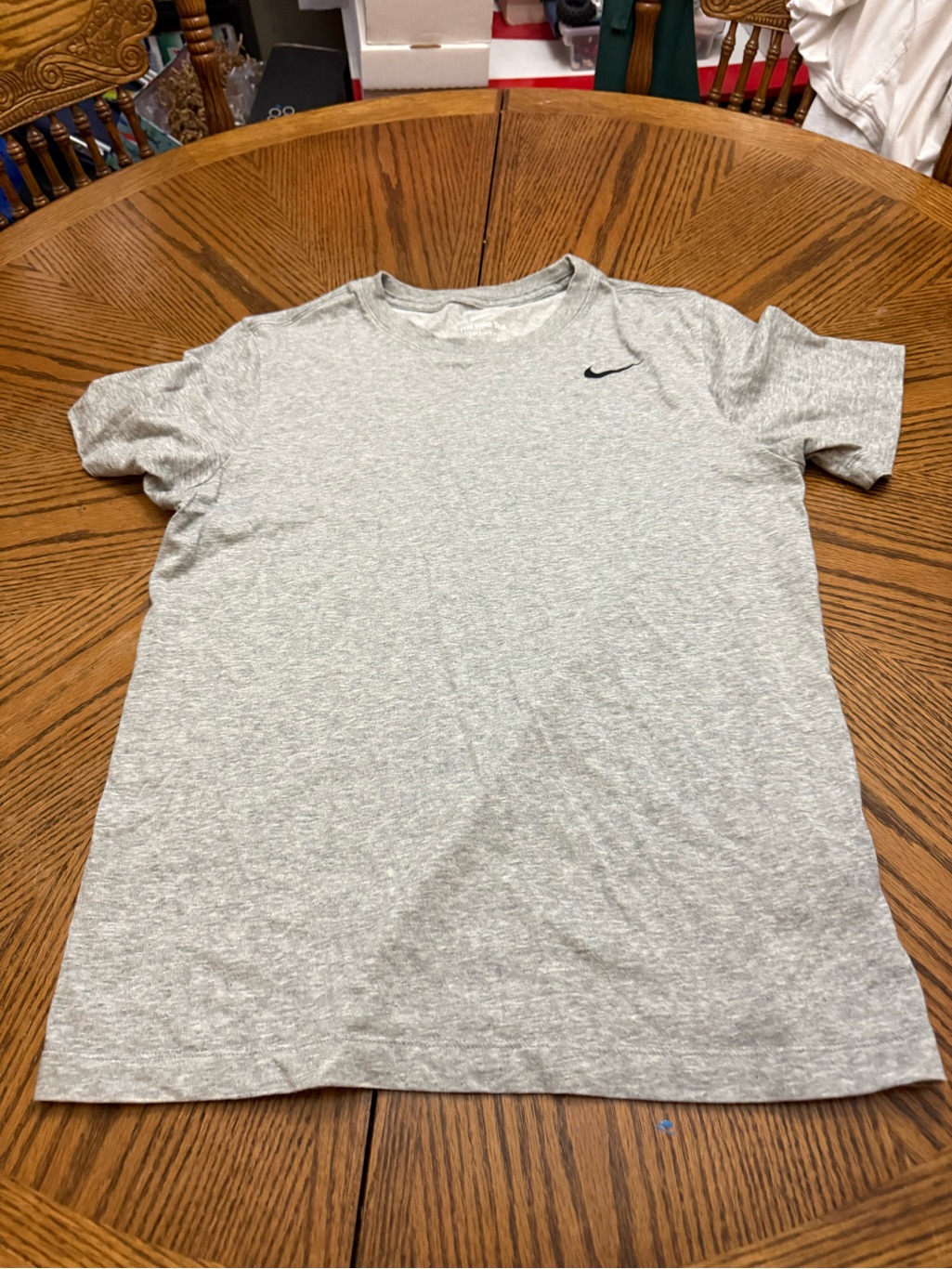 Nike Men’s Grey Dri-Fit Crew Neck T-Shirt